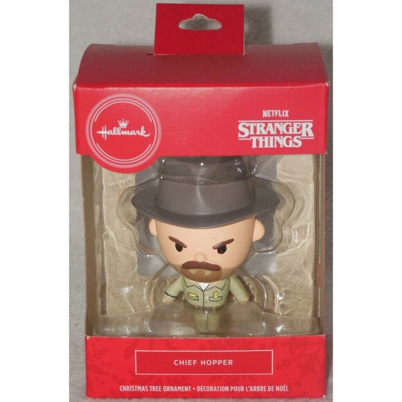 Netflix Stranger Things Chief Hopper Hallmark 2020 Christmas Ornament Decoration - Picture 1 of 4